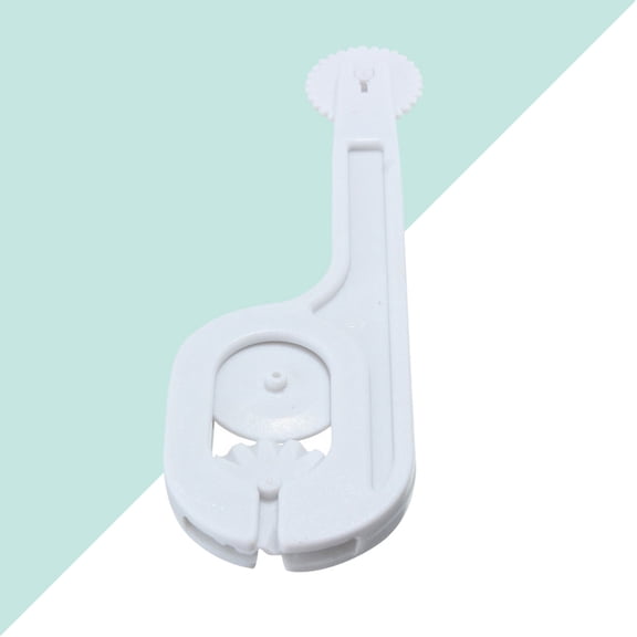ULTNICE 3PCS Fondant Modelling Tools Fondant Wheel Cutter White High-Density Rigid Plastic for Cake Making
