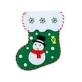 thumbnail image 1 of ULTNICE 3Pcs Fabric Decorating Kit Non Woven Fabric Christmas Stocking Craft for Festive Fun, 1 of 8