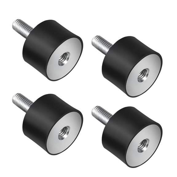 ULTNICE 4Pcs Black Rubber Mounts Absorber for Car Vibration Noise Control with Shock Absorbing Features