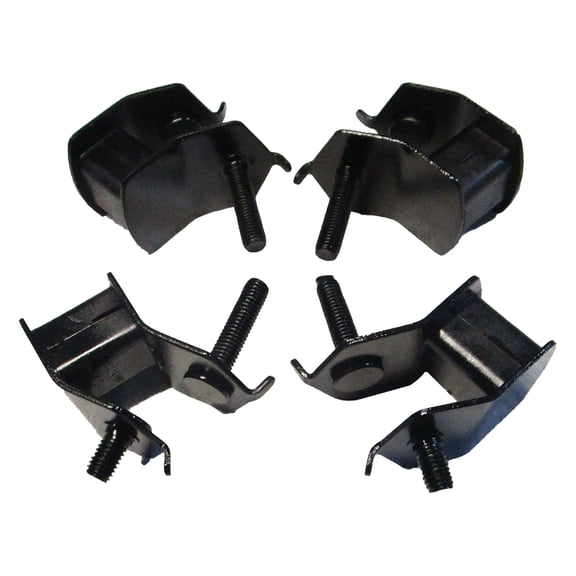 ULTNICE Generator Accessories Anti Vibration Mounts Black Rubber and Iron 4Pcs