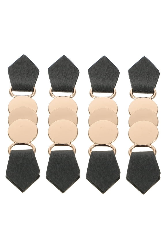 4Pcs Coat Buckles Jacket Belt Buckle for Adults Metal Golden Everyday Use