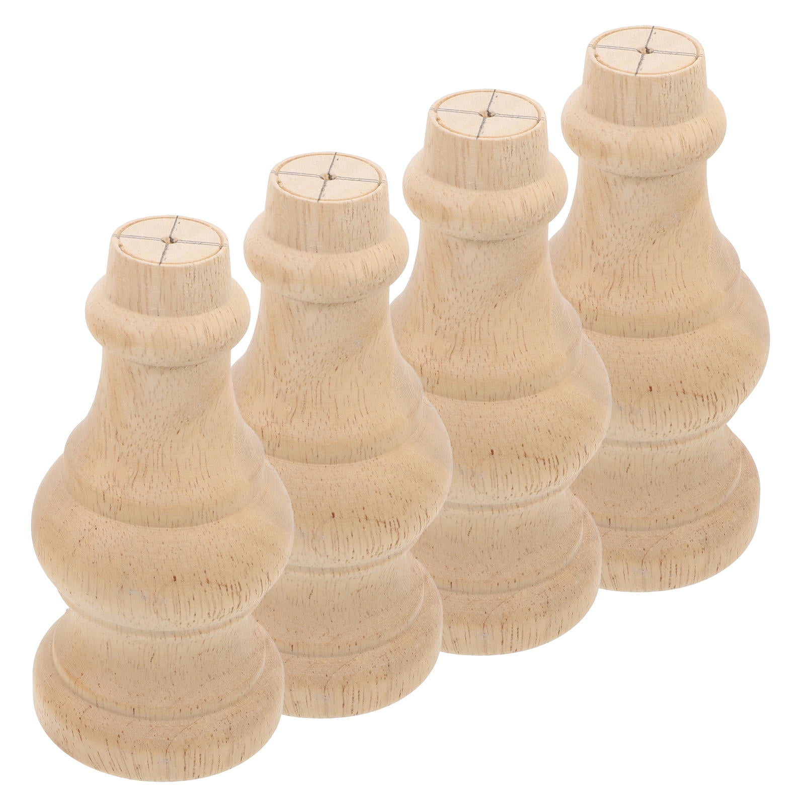 ULTNICE 4Pcs Decor Wood Finials for Sofa and Table Stability 12.0X5.8X5 ...