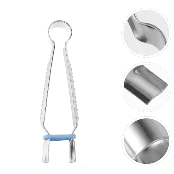 ULTNICE 4Pcs Cake Decorating Tools White Stainless Steel Lace Clips for Bakery Coffee Shop and Home