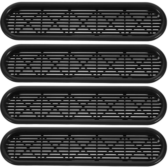 ULTNICE Air Vents for Cabinets Ventilation Grill Plastic 4Set 6.92X1.61X0.79In