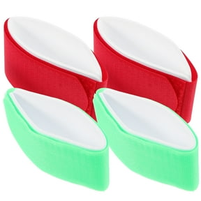 ULTNICE 4Set Snowboard Fastening Bands Nylon Green For Ski Equipment Outdoor Use
