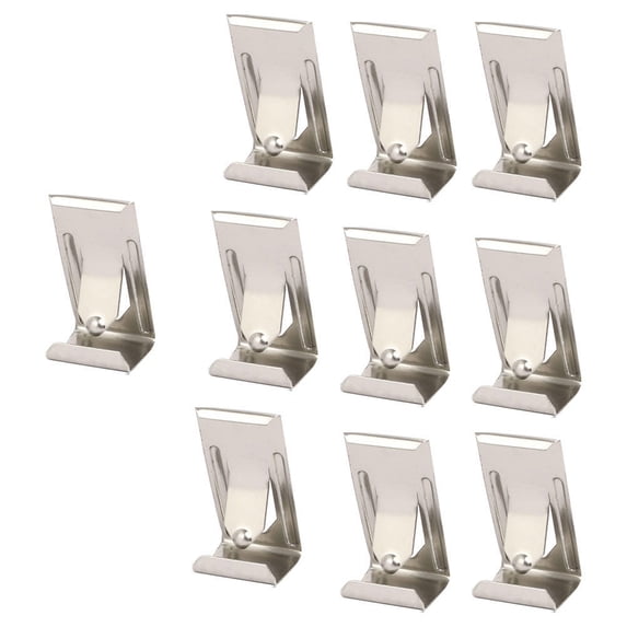 ULTNICE 50 Pcs Photo Frame Accessories Heavy Duty Picture Hooks Wall for Hanging Silver