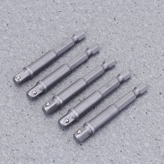 ULTNICE 5pcs Socket Driver Sleeve Connecting Rod Metal Silver for Manual Drive Applications