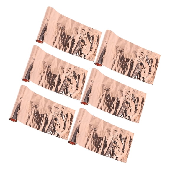 ULTNICE Craft Copper Sheet Rose Plated Gold Metal Plate for DIY Projects Excellent Workmanship