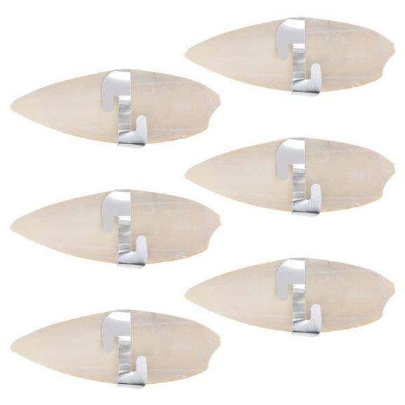 ULTNICE 6 Set Bird Cuttlebone Chewing With Metal Holder Natural Molar For Parrots Hamsters And Pets Safe Chewable Fun