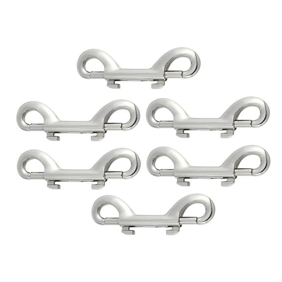 ULTNICE Metal Snap Hooks Double Ended Bolt Snap Hooks Zinc Alloy 6pcs