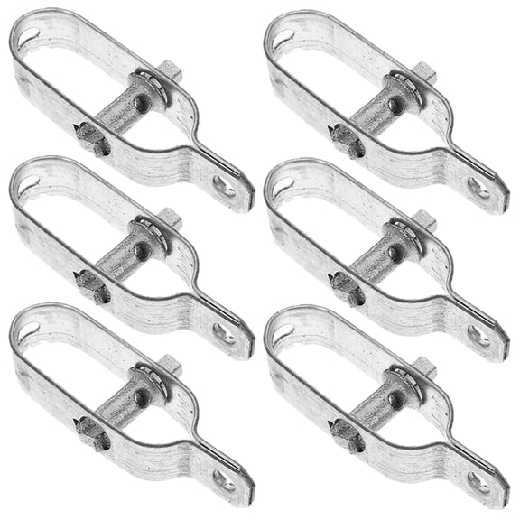 ULTNICE 6Pcs Heavy Duty Steel Wire Rope Tensioner Plated Silver for Greenhouse and Garden Use