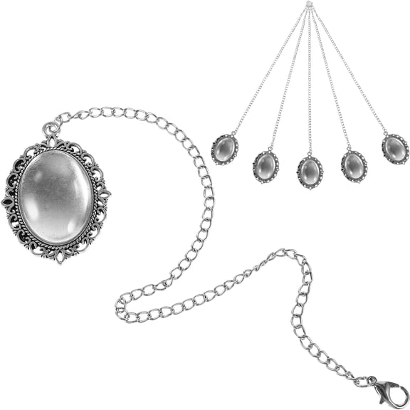 ULTNICE 6Pcs Plated Silver DIY Graduation Tassel Photo Charms for Unique Grad Cap Ornament and Memory Keepsake