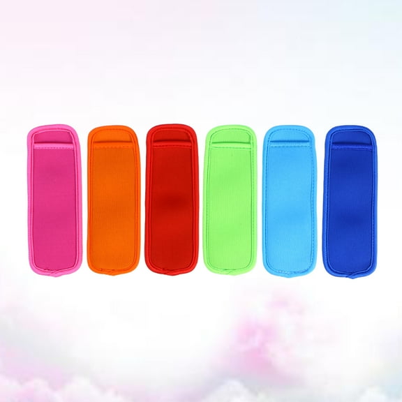 ULTNICE 6Pcs Popsicle Holder Diving Material Ice Sleeves For Concerts And Tailgating