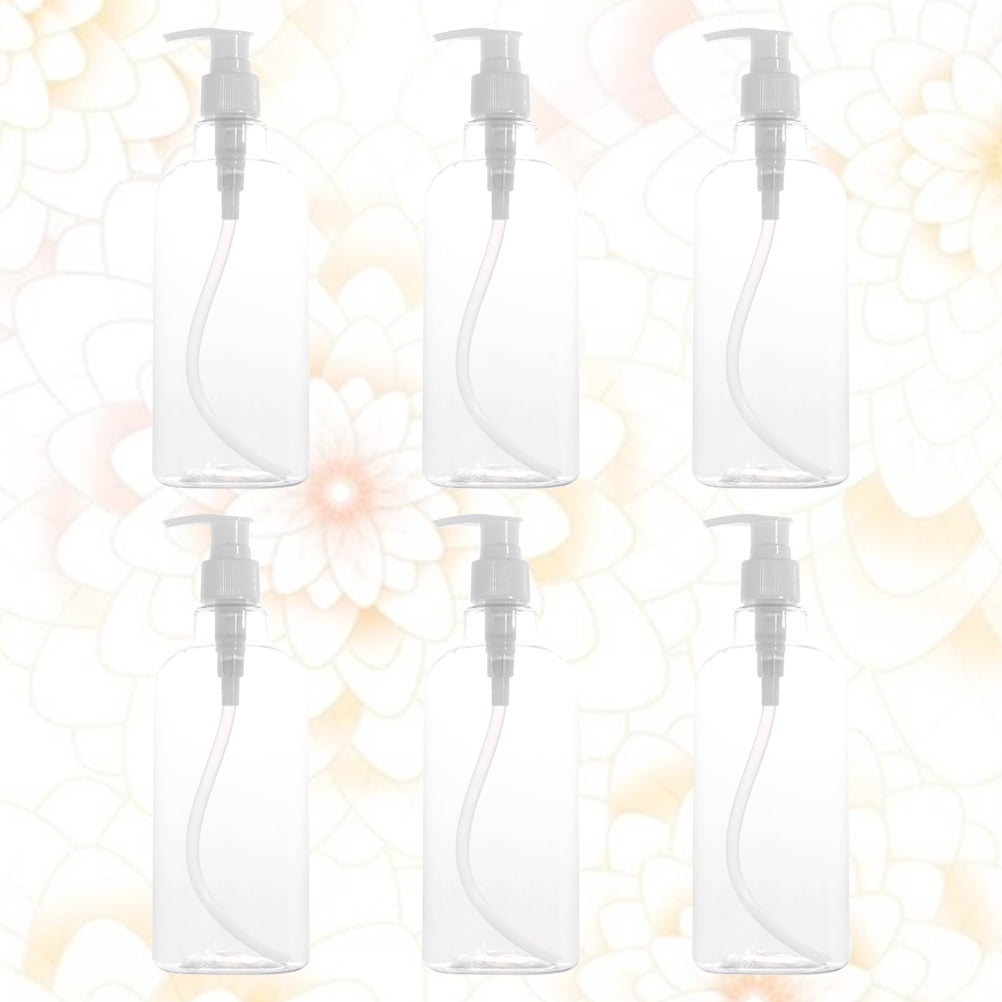 ULTNICE 6pcs Reusable Travel Bottles Leak-proof Plastic Liquid Container For Business Travel