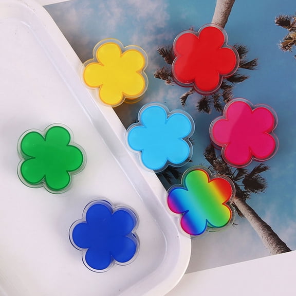 ULTNICE 7Pcs Multifunctional Flower Clip Acrylic Kitchen Clips for Food and Document Holding
