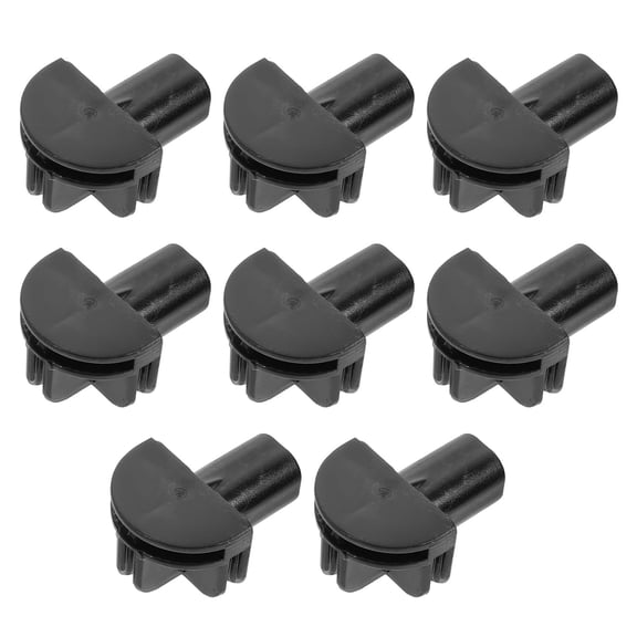 ULTNICE 8Pcs Wire Cube Connectors Plastic Connectors for DIY Wire Grid Cube Organizer Black