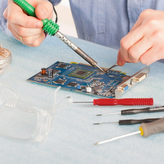 ULTNICE 8Pcs Desoldering Kit Welding Accessories Stainless Steel Multi Color for Diy Enthusiasts