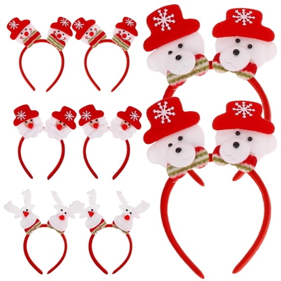 ULTNICE 8Pcs Festival Hair Accessories Luminous Design Cloth Headbands for Girls Cosplay Event