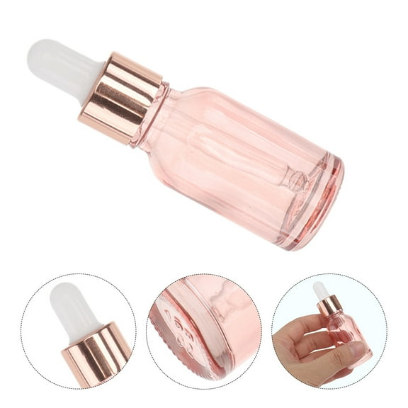 ULTNICE Clear Glass Empty Dropper Bottle Dropper Bottles 8Pcs