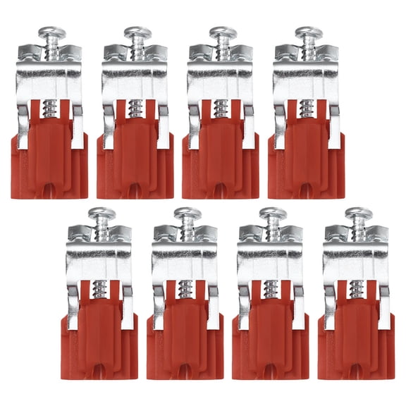 ULTNICE Sink Clip Red 8Pcs 1.8X1.0X0.8In