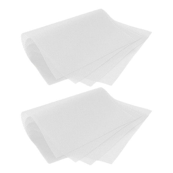 ULTNICE 8Pcs Transparent Fridge Drawer Liners Waterproof Non Slip Shelf Liners for Cabinet Organization