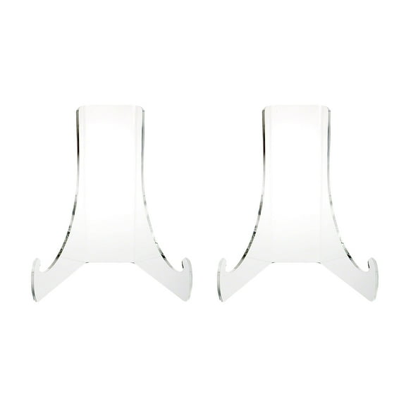 ULTNICE Acrylic Display Holder Rack for Home Transparent and with Storage Functionality 2 Pcs