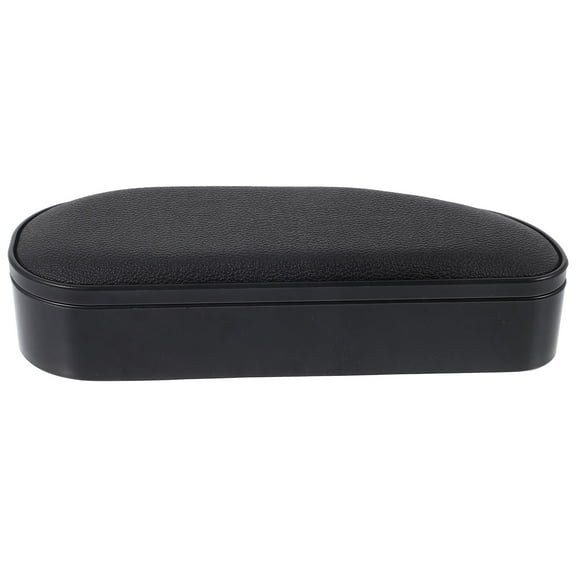 ULTNICE Universal Car Armrest Pad Black Adjustable Height Cushion with Side Door Storage Support