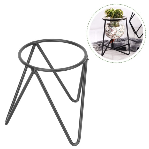 ULTNICE Base Flower Vase Interior Decoration Hydroponic Vase Decoration Crystal Stands Crystal Ball Stand Eggs Work