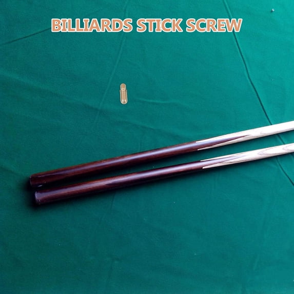 ULTNICE Billiard Cue Back Plug Screws Extension Rod Screws Brass For Billiards Set