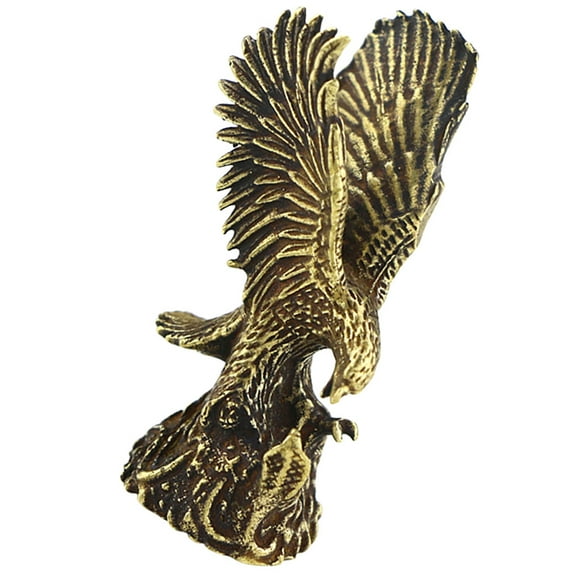 ULTNICE Brass Eagle Statue Room Decor 1Pcs