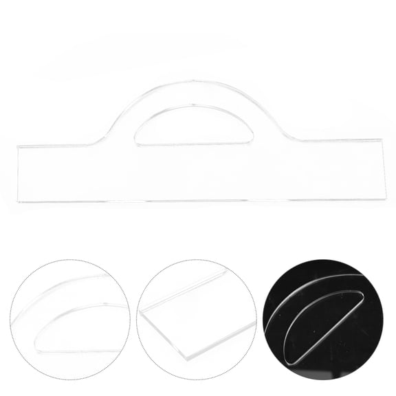 ULTNICE Cabinet Handle Template Cutting Board Handle Template Acrylic Transparent 1Pcs for Professionals