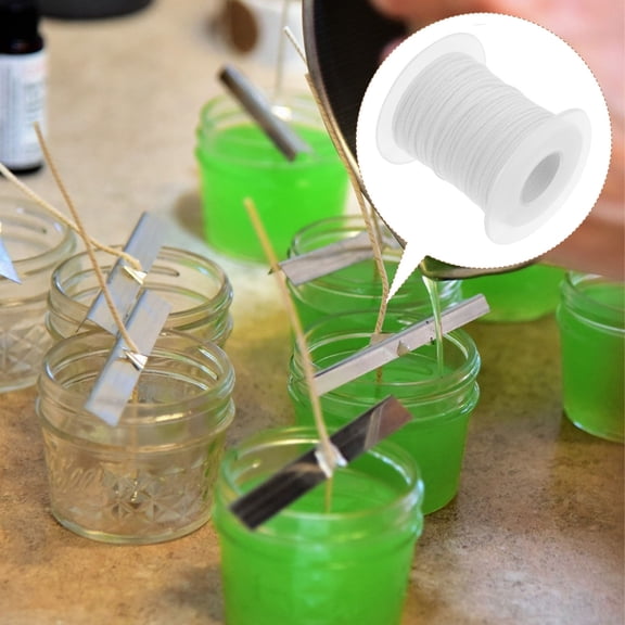 ULTNICE Wick Spool Braided Cotton Wick 1 Roll 5.70X0.20X0.10cm