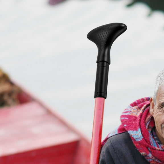 ULTNICE Canoe Paddle Handle Non-slip Kayak Replacement Handles Black 1Pcs