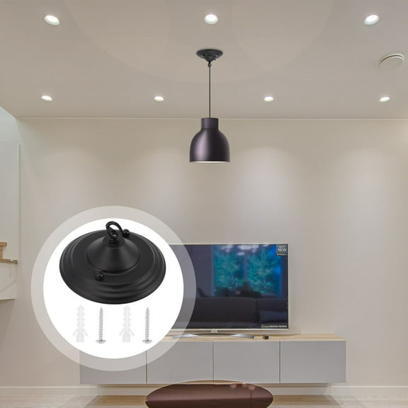 ULTNICE Chandelier Ceiling Mounted Plate Replacement Pendant Lamp Base Lighting Accessories