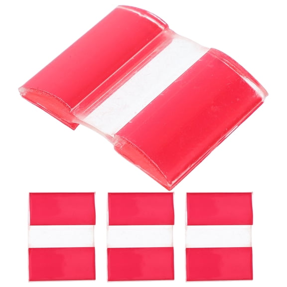 ULTNICE Clear Adhesive Acrylic Hinges for Furniture Easy Installation Transparent Plastic Hinges for Cabinets