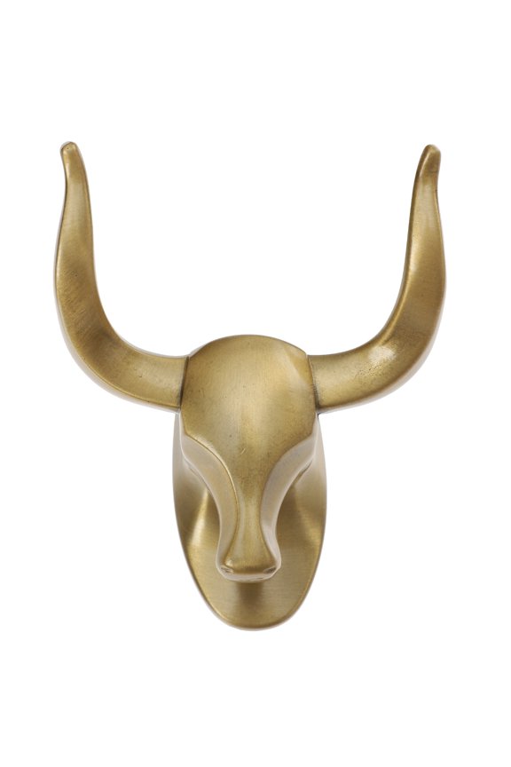 Clothes Hook Ox Shape Hook Decorative Keychain Hook Retro Animals Hook