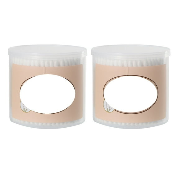 ULTNICE Cotton Swabs for Cleaning with Gentle Absorbent Material 300 Pieces per Box 2 Boxes White Color