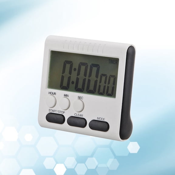 ULTNICE Digital Kitchen Timer Digital Plastic Square Shape Function for Users 1Pack