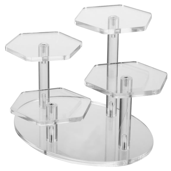 ULTNICE Display Riser Rack 1Pc Acrylic Clear Shelf For Home Users In Bedroom