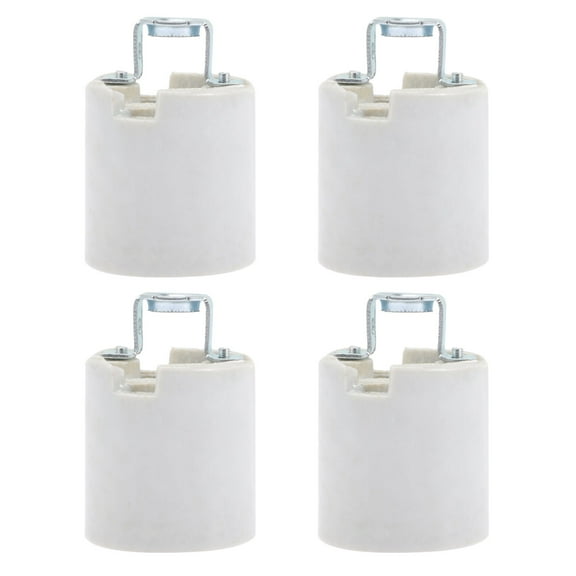 ULTNICE Socket Light Fixture Ceramic 4Pcs 2.0x1.5in