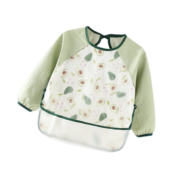 ULTNICE Easy to Weaning Bibs PE Lace Up Design for Infant Dining 1Pack