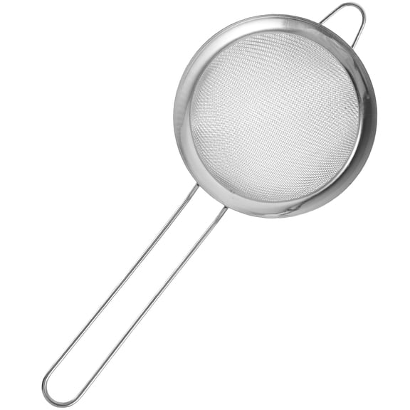 ULTNICE Hand Crank Flour Sieve Stainless Steel for Baking Preparation 1Set