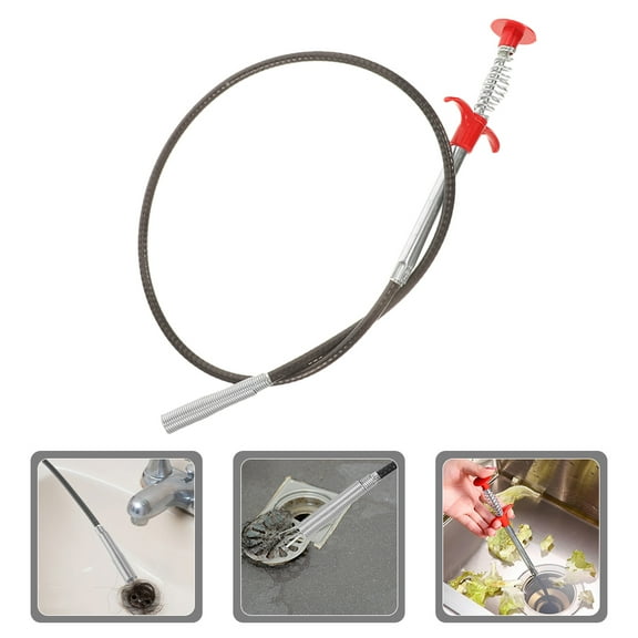ULTNICE Flexible Stainless Steel Grabber Claw Up Tool 1Set Multi 16.5x2.2x0.2in for Bathroom Kitchen Cleaning