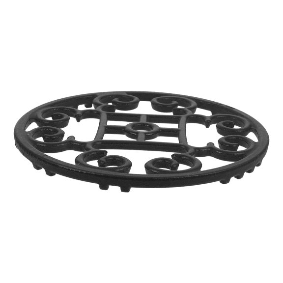 ULTNICE Cast Iron Heating Rack Stove Pot Stand Black 1Pcs Support Smaller Pans