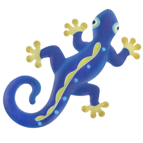 ULTNICE Gecko Sculpture Wall Art Iron Garden Decoration 1Pack