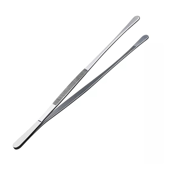 ULTNICE Grill Tools Stainless Steel BBQ Tongs Anti-skid 1Set