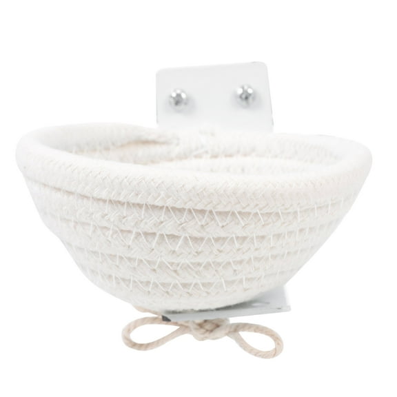 ULTNICE Hanging Bird House Cotton Rope Beige Sleeping Bed 1Pcs