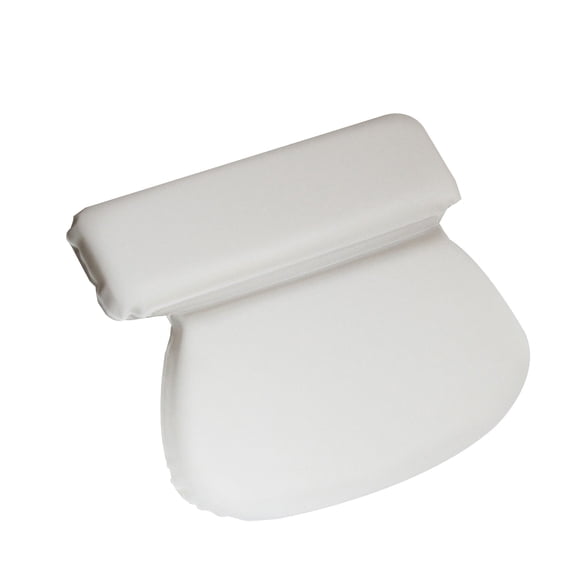 ULTNICE Comfortable White Bath Pillow with Suction Cups for Daily Use in Most Bathtubs