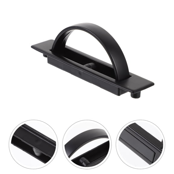 ULTNICE Interior Door Pull Handle Zinc Alloy Modern Rotating Design For Homeowners 1Pcs