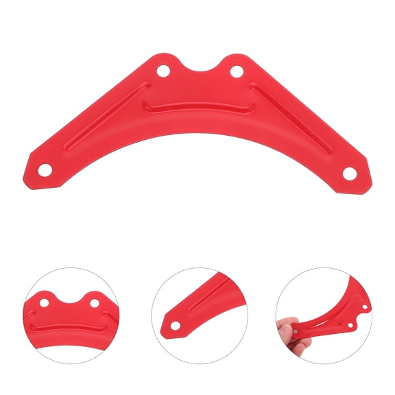 ULTNICE Iron Step Ladder Replacement Parts 10Pack Red Angle Bracket for Furniture Accessories Weight Bearing